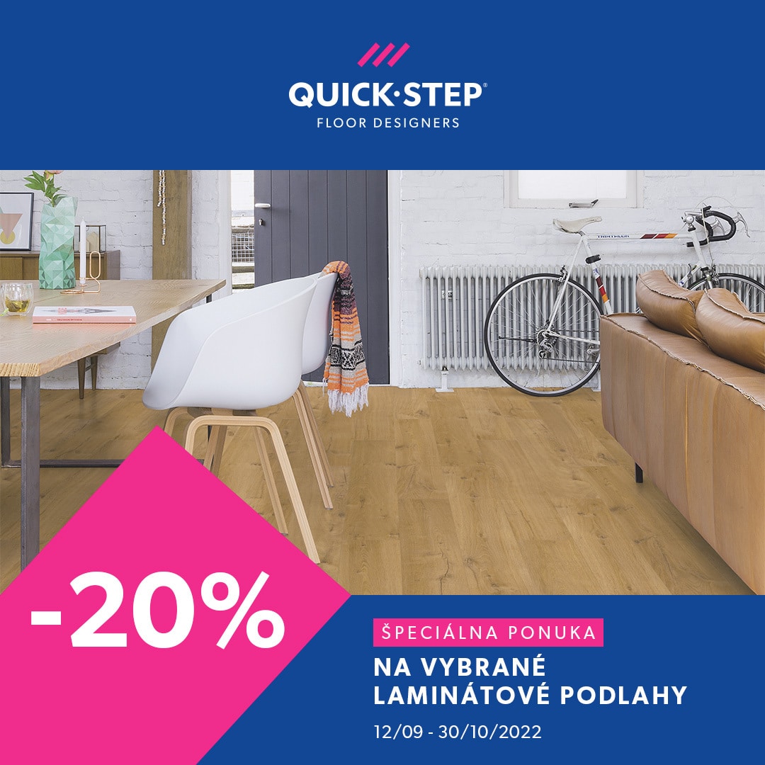 Quick-Step Vodeodolné laminátové podlahy